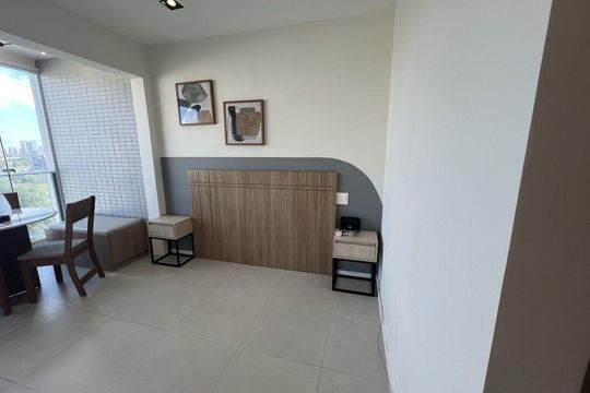 Sala/Quarto de kitnet/studio para alugar com 1 quarto, 39m² em Caminho das Árvores, Salvador