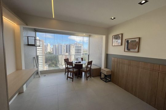 Sala/Quarto de kitnet/studio para alugar com 1 quarto, 39m² em Caminho das Árvores, Salvador