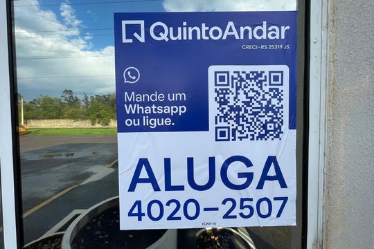Placa instalada em 07/08/2026 com o código ECKH-10 de apartamento à venda com 2 quartos, 42m² em São Miguel, São Leopoldo