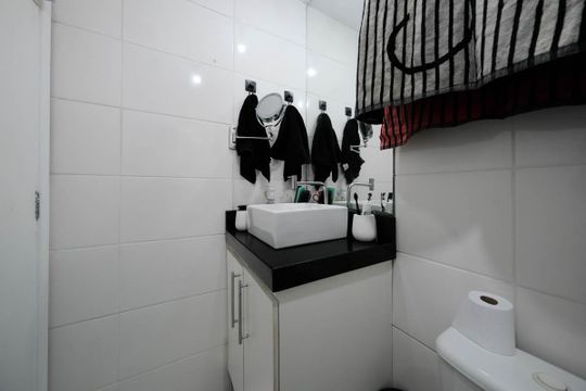 Banheiro de apartamento à venda com 2 quartos, 47m² em Engenheiro Goulart, São Paulo