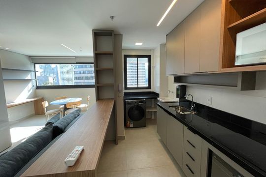 Área externa de apartamento à venda com 1 quarto, 42m² em Vale do Sereno, Nova Lima