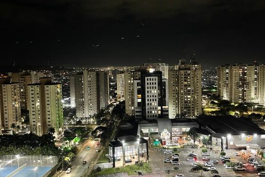 Vista de apartamento à venda com 3 quartos, 70m² em Residencial Eldorado, Goiânia
