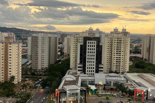 Vista de apartamento à venda com 3 quartos, 70m² em Residencial Eldorado, Goiânia