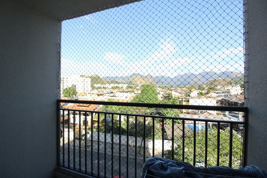 Sala - Varanda de apartamento para alugar com 2 quartos, 50m² em Taquara, Rio de Janeiro