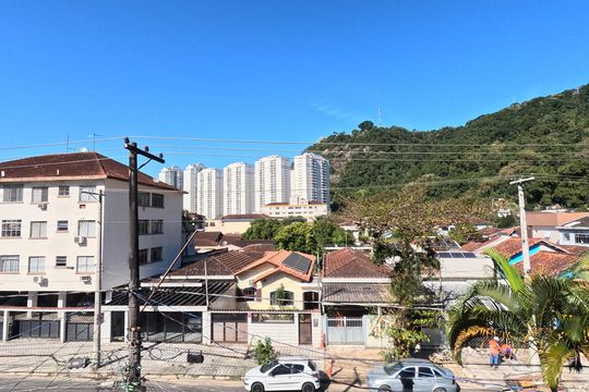 Vista do Quarto 2 - 3º Piso  de casa para alugar com 3 quartos, 145m² em Marapé, Santos