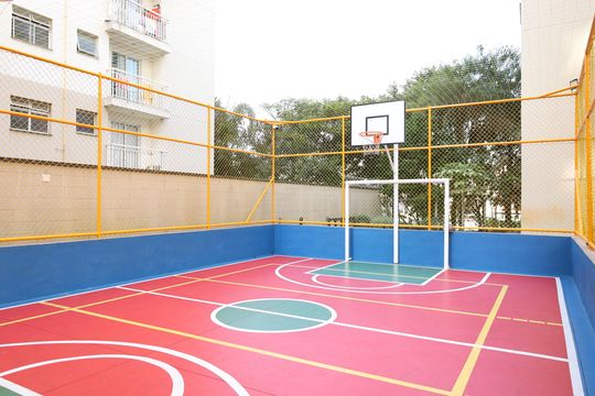 Área comum - Quadra  de apartamento à venda com 2 quartos, 48m² em Vila Nova Curuca, São Paulo