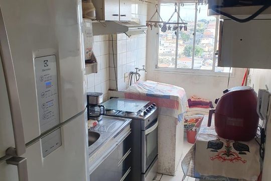 Cozinha de apartamento à venda com 2 quartos, 50m² em Jardim Vila Formosa, São Paulo