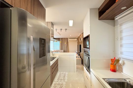 Cozinha  de apartamento para alugar com 3 quartos, 133m² em Vila Dayse, São Bernardo do Campo