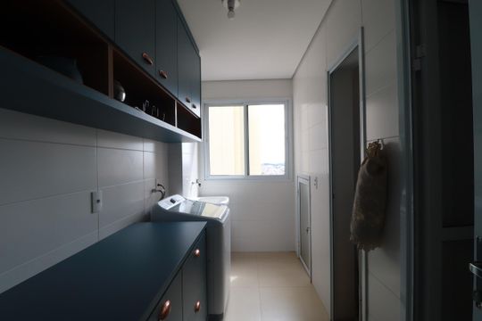 Área de serviço  de apartamento para alugar com 3 quartos, 150m² em Subsetor Sul - 7 (s-7), Ribeirão Preto