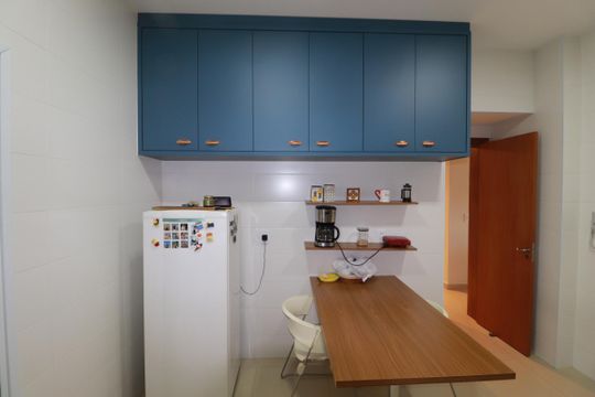 Cozinha  de apartamento para alugar com 3 quartos, 150m² em Subsetor Sul - 7 (s-7), Ribeirão Preto
