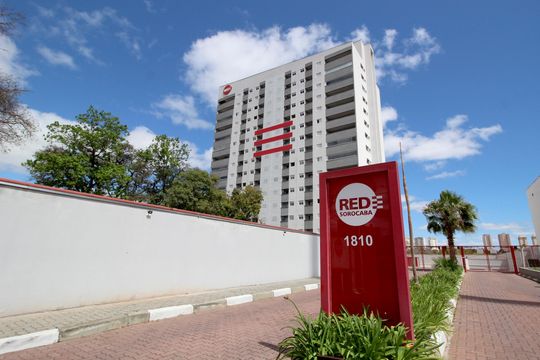 Fachada de apartamento para alugar com 1 quarto, 44m² em Jardim America, Sorocaba