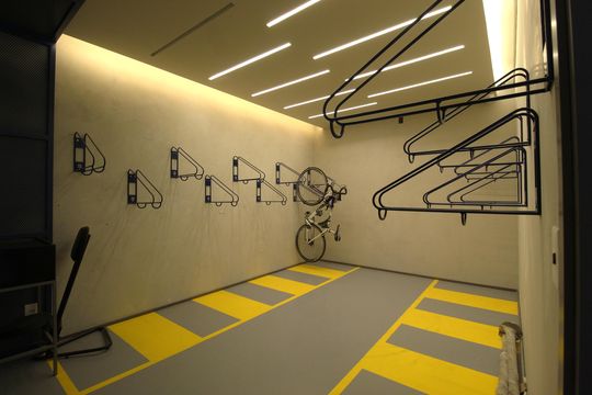 Área Comum - Bicicletário de kitnet/studio para alugar com 1 quarto, 25m² em Indianópolis, São Paulo