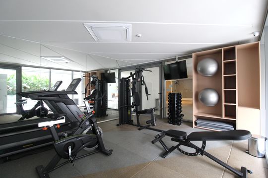Área Comum - Academia de kitnet/studio para alugar com 1 quarto, 25m² em Indianópolis, São Paulo