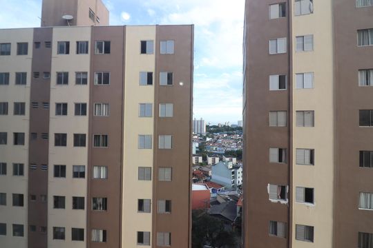Sala Vista  de apartamento à venda com 2 quartos, 90m² em Baeta Neves, São Bernardo do Campo