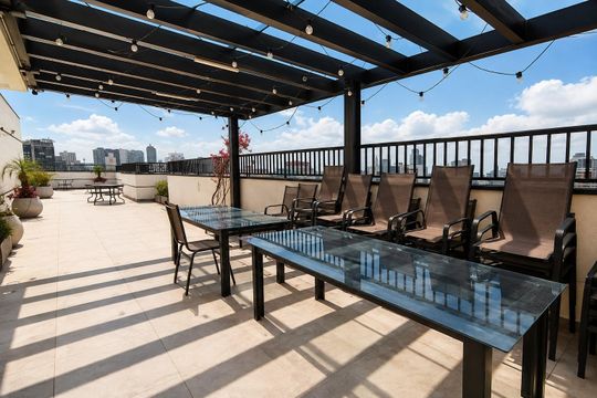 Rooftop de apartamento para alugar com 1 quarto, 49m² em Bela Vista, São Paulo