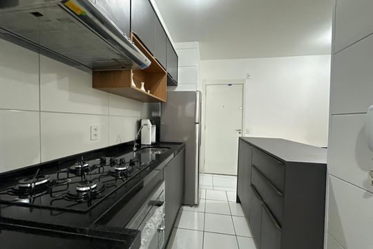 Cozinha de apartamento para alugar com 2 quartos, 51m² em Centro, Barueri
