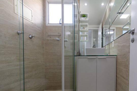 Banheiro do Closet de apartamento à venda com 3 quartos, 103m² em Jardim Santa Edwirges, Guarulhos