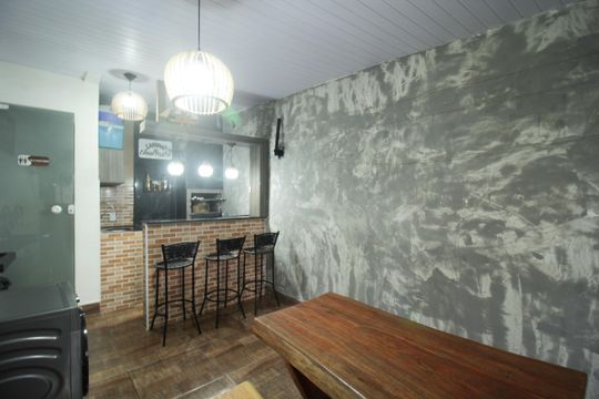 Churrasqueira de casa à venda com 2 quartos, 50m² em Jardim Carombé, São Paulo