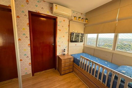 Quarto de apartamento à venda com 3 quartos, 89m² em Jardim América, Goiânia