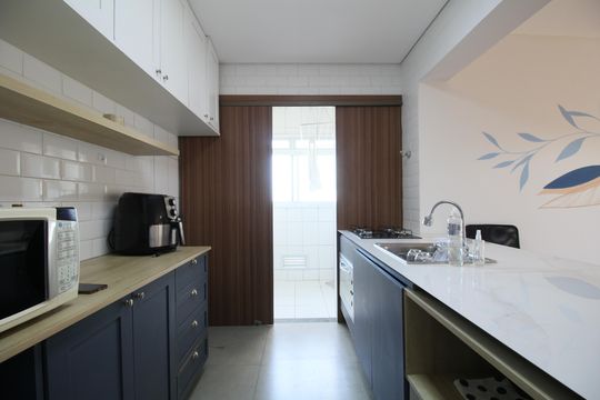 Cozinha de apartamento à venda com 3 quartos, 67m² em Vila Suzana, São Paulo