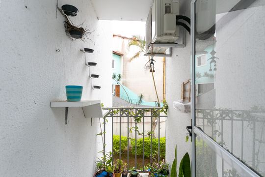 Varanda da Sala  de apartamento à venda com 2 quartos, 52m² em Cidade Líder, São Paulo