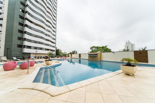 Piscina de apartamento à venda com 3 quartos, 141m² em Vila Assunção, Santo André