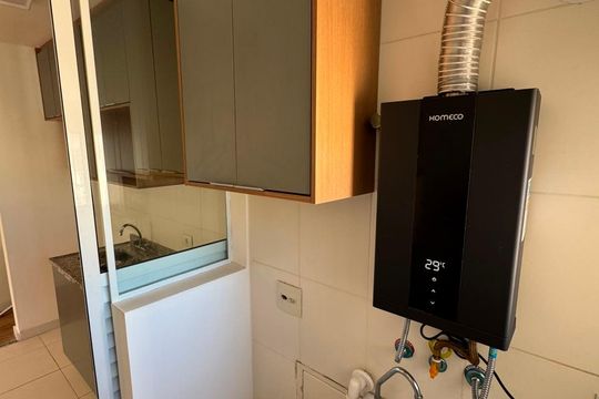 Área de serviço de apartamento à venda com 2 quartos, 58m² em Vila Goncalves, São Bernardo do Campo