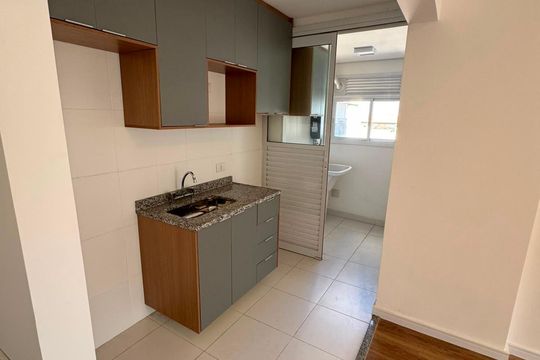 Cozinha de apartamento à venda com 2 quartos, 58m² em Vila Goncalves, São Bernardo do Campo