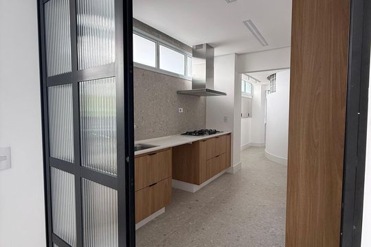 Cozinha de apartamento à venda com 4 quartos, 210m² em Higienópolis, São Paulo