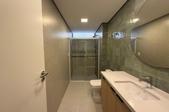 Banheiro Suíte 3 de apartamento à venda com 4 quartos, 210m² em Higienópolis, São Paulo