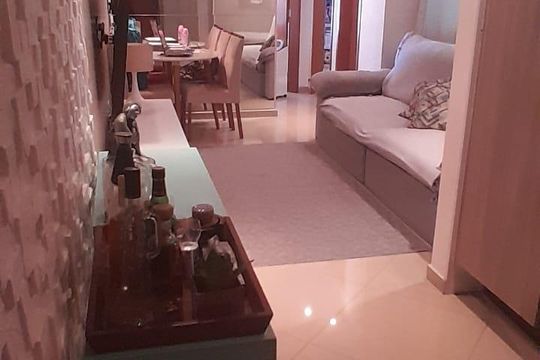 Sala de apartamento à venda com 2 quartos, 100m² em Vila Camilópolis, Santo André