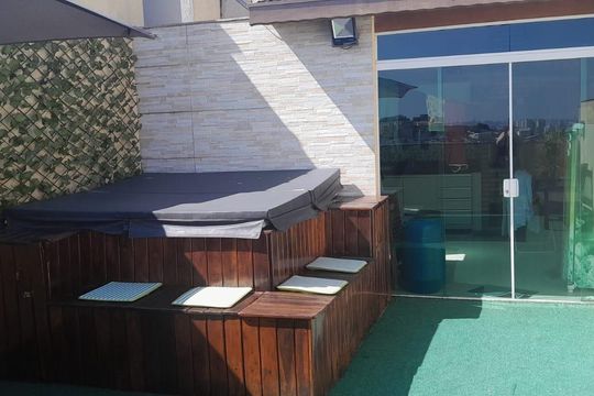 Área externa de apartamento à venda com 2 quartos, 100m² em Vila Camilópolis, Santo André