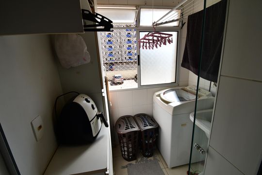 Área de Serviço de apartamento à venda com 2 quartos, 60m² em Mansões Santo Antônio, Campinas