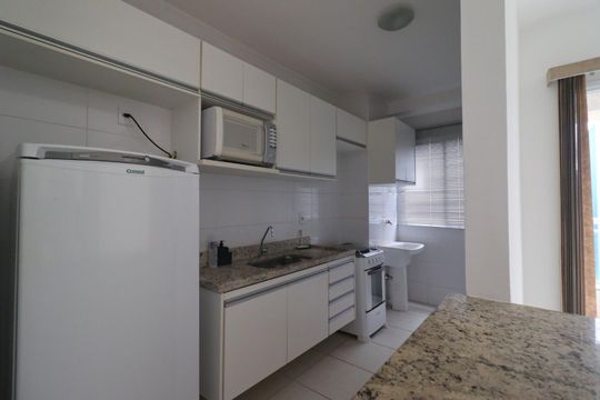 Cozinha de apartamento para alugar com 1 quarto, 45m² em Nova Aliança, Ribeirão Preto