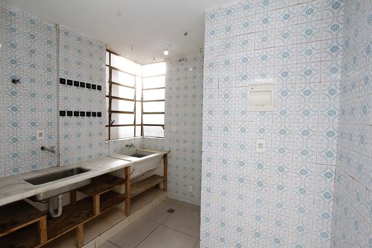Cozinha de apartamento à venda com 2 quartos, 50m² em Nova Cachoeirinha, Belo Horizonte
