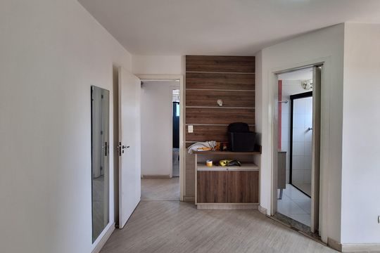 Suíte de apartamento para alugar com 2 quartos, 57m² em Vila Valparaíso, Santo André
