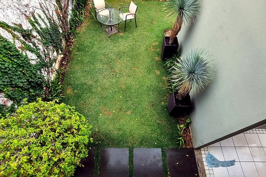 Vista de casa de condomínio à venda com 3 quartos, 140m² em Vila Aurora, Indaiatuba