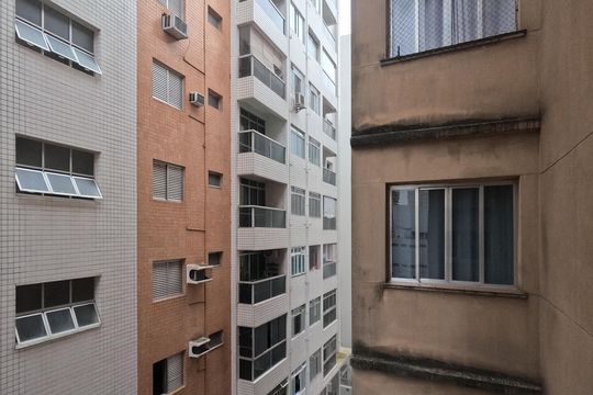 Vista do Quarto 2 de apartamento para alugar com 3 quartos, 93m² em Boqueirão, Santos