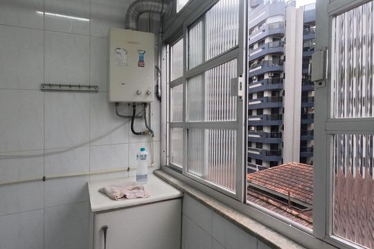 Área de Serviço de apartamento para alugar com 3 quartos, 93m² em Boqueirão, Santos