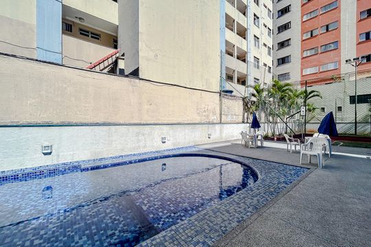 Área comum - Piscina de apartamento para alugar com 3 quartos, 90m² em Tatuapé, São Paulo