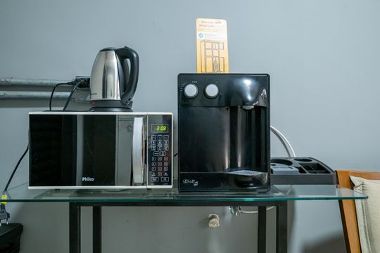 Área comum - Recepção de kitnet/studio para alugar com 1 quarto, 22m² em Vila Mascote, São Paulo