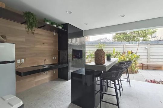 Área comum - Churrasqueira de apartamento para alugar com 2 quartos, 45m² em Vila Guarani (zona Sul), São Paulo
