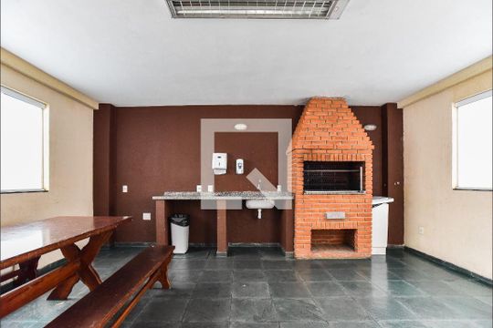 Área comum - Churrasqueira de apartamento para alugar com 3 quartos, 61m² em Centro, São Bernardo do Campo