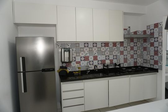 Cozinha de apartamento para alugar com 3 quartos, 90m² em Parque Esplanada do Embu, Embu das Artes
