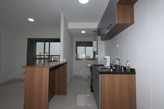 Cozinha de apartamento para alugar com 2 quartos, 48m² em Jardim Independência (são Paulo), São Paulo