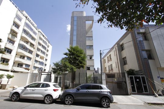Fachada de apartamento à venda com 3 quartos, 105m² em Santa Lúcia, Belo Horizonte