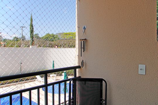 Sala Varanda de apartamento à venda com 2 quartos, 92m² em Residencial Vida Nova, Vinhedo
