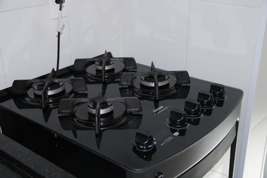 Cozinha de apartamento à venda com 2 quartos, 92m² em Residencial Vida Nova, Vinhedo