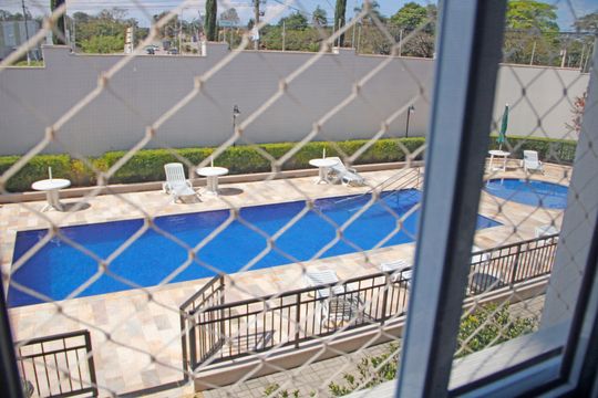 Quarto 1 Vista de apartamento à venda com 2 quartos, 92m² em Residencial Vida Nova, Vinhedo