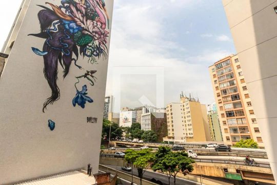 Vista de apartamento para alugar com 1 quarto, 26m² em Vila Buarque, São Paulo